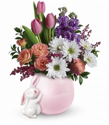 Teleflora's Send a Hug Bunny Love Bouquet from Fields Flowers in Ashland, KY